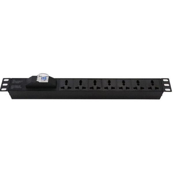 MD-P12  7 位 10A 萬(wàn)用孔+單刀空開(kāi) PDU